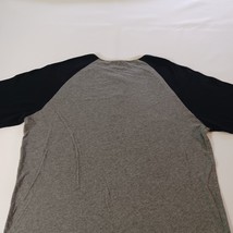Lee Dungaree Women's Black & Gray 3/4 Sleeve Henley Raglan T-Shirt Size Medium image 11