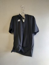 adidas 1/4 zip wove pullover mens medium black - $23.75