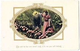 Valentine Postcard Life Will Be One Sweet Song If To Me You Will Belong ... - $2.16
