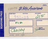 Eastern Airlines El Inter Americano Boarding Pass 1985 - £29.42 GBP