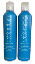 2 Pack AQUAGE Freezing Spray, 10 Oz, Powerful Hold Hairspray, Non-Sticky 10oz Ea - £27.45 GBP