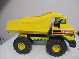 Vintage yellow Tonka mighty Diesel Pressed Steel Dump truck - £38.15 GBP