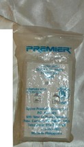 PREMIER PLATE DUPLEX PHONE JACK WHITE - $7.99
