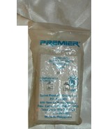 PREMIER PLATE DUPLEX PHONE JACK WHITE - $7.99