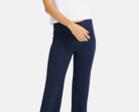 THEORY Womens Trousers Iwg Leisure Flared Navy Size P I019202M - £38.45 GBP