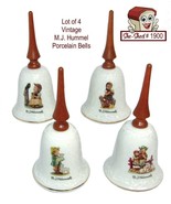 Hummel Porcelain Bells - Lot of 4 Vintage Goebel Bells - £39.30 GBP
