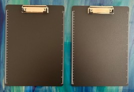 2 Pack Clipboards 8.5x11, Plastic Clipboards,Black Clipboard,Letter Size... - $14.62 CAD