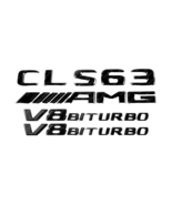 Trunk Black Emblems Badges Logo Letters New for Mercedes-Benz CL63 AMG C... - $553.35 MXN