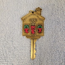 Hallmark Keepsake Christmas Ornament Die Cast Metal New Home 1993 - £10.01 GBP