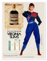 Virginia Slims Cigarettes Kansai Yamamoto Judi Boisson Vintage 1982 Magazine Ad - £7.64 GBP