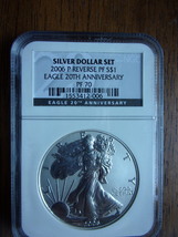 2006 P Reverse $1 Silver Eagle 20th Anniversary PF70 - £194.67 GBP