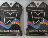 MARIPOSA DYE FOR BLACK JEANS / (  COLORANTE NEGRO MEZCLILLA ) - 2 BOXES ... - $15.83