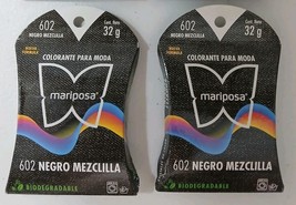 MARIPOSA DYE FOR BLACK JEANS / (  COLORANTE NEGRO MEZCLILLA ) - 2 BOXES ... - $15.83