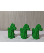 Fisher Price Great Adventures Castle figures Green Dragons Vintage 1995 ... - $10.88