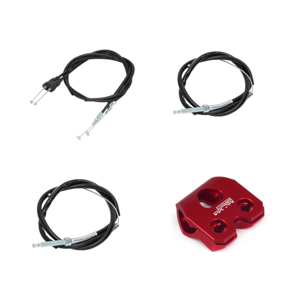 Motorcycle Accessories Throttle Clutch Speed Cable CNC ke Line Hose Clamps Holde - £196.08 GBP