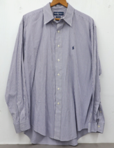 Ralph Lauren Yarmouth Size XL 16.5 Check White Purple Dress Shirt Classic Core - £18.40 GBP