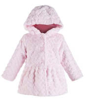 First Impressions Girls Hooded Faux-Fur Coat, Choose Sz/Color - £22.35 GBP