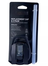 Camelbak Replacement Cap &amp; Straw Fits all Eddy and Chute Mag Bottles Black NEW - $11.65