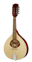 Portuguese Mandolin I with EQ, Solid Wood, Made by Hora, Romania - £175.83 GBP