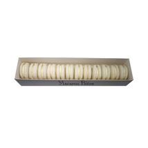 Exquisite French Macarons Gift Box of 12 - Pure Vanilla Pleasure - £24.31 GBP