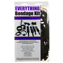 Ple&#39;sur 12-Piece Everything Bondage Kit Black - £47.67 GBP