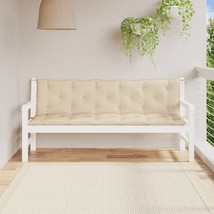 Garden Bench Cushion Set of 2 Beige Oxford Fabric (100% polyester) - $127.99