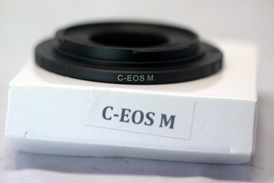 Cinema C Mount Lens to Canon EOS M EF-M Mirrorless Camera Adapter Ring M... - $8.97