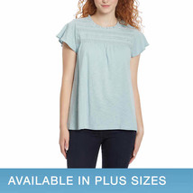 NoTag Ella Moss Ladies&#39; Lace Trim Knit Top - $18.99