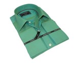 Men&#39;s Shirt Charles TYRWHITT Turkey 100% Cotton French Cuffs CHT-2 Green - $65.00
