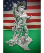 8&quot;Tall Donald J Trump Texas TX COWBOY 20cm Statue Silver 3D Printed +2 Free - €25,78 EUR