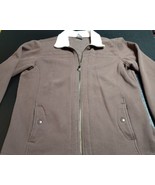 Columbia Fleece Jacket Full Zip Brown Lightweight Sherpa Lined Coat Wome... - €16,08 EUR