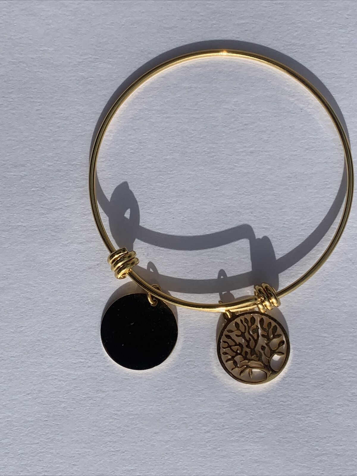 Primary image for Charm Bracelet Bangles I Love you to the Moon and Back, Tree of Life, Gold Tone
