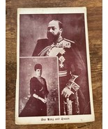 Vintage Cabinet Card. King Edward Vll and Queen Alexandera of United Kin... - £66.91 GBP