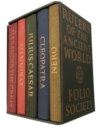 Rulers of the Ancient World- Folio Society- Complete 5 Volume Set w/ Sli... - $107.91