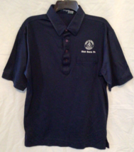 Vtg Club Santa Fe Energy Gas Oil Blue Collar Polo Shirt Size XL Di Minzoni ~888A - £18.97 GBP