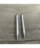CROSS CLASSIC CENTURY MADE IN USA SILVER BP PEN &amp; Mech. PENCIL SET BLUE INK - €21,60 EUR