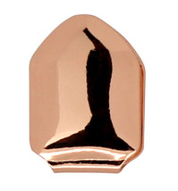 Single Tooth Grill Cap Custom Fit 14k Rose Gold Plated Grillz Teeth w/Mold - £6.04 GBP