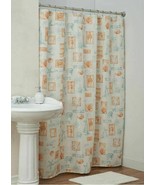 Nautical Maritime Themed Oceanic Fabric Shower Curtain, Modern, 70&quot;x72&quot; ... - $25.46 CAD