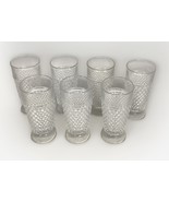 Set Of 7 Anchor Hocking Iced Tea Glass Tumblers - 6.5”H - $370.47 MXN