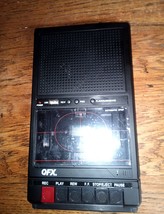 QFX RETRO-39 Portable Shoebox Tape Recorder Analog Cassette Tape Deck wi... - $46.53