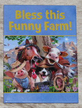 LEANIN TREE &quot;Bless This Funny Farm&quot; Animal Selfies #31620 Magnet~3.5&quot; x 2.5&quot;~ - £5.84 GBP