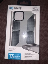 Speck Presidio Grip Case iPhone 11 Pro /X/Xs Micoban Marble Grey Anthracite Grey - £7.17 GBP