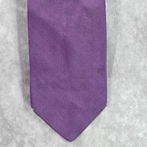 Jos. A. Bank Purple Black Solid 100% Silk Italy Men&#39;s Neck Tie  - $15.00