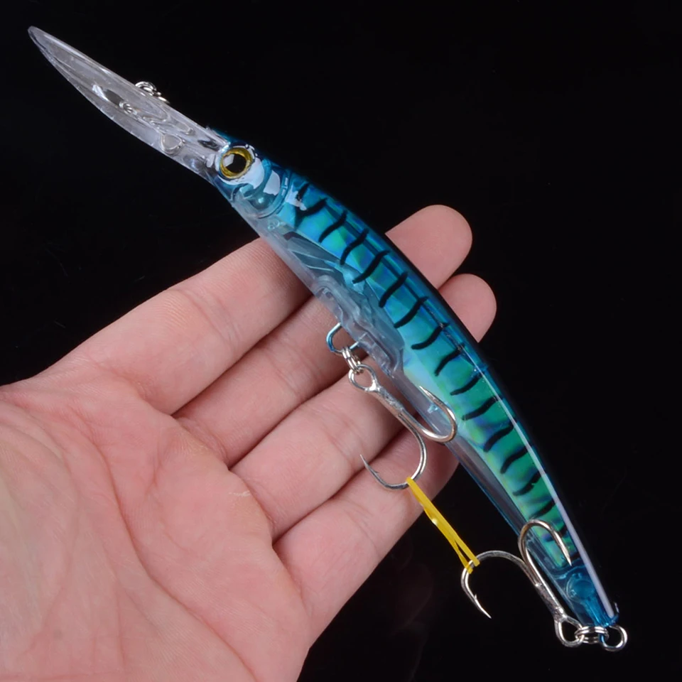 1pcs 17cm 24g Wobbler Fishing Lure Big Crankbait Minnow Peche Bass Trolling Arti - $31.63