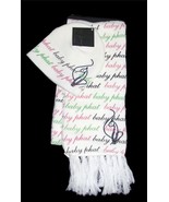VTG? 2-Pc Cursive &quot;baby phat&quot; Embroidered Cat Acrylic Neck Scarf &amp; Beani... - $39.64 CAD