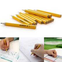 144 Pc Hb Half Pencils #2 Yellow Golf Mini Small Hexagon Pre-Sharpened B... - £25.49 GBP