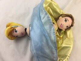 Disney Bell and Cinderella Flip Doll Topsy-Turvy Plush Doll Parks - £15.45 GBP