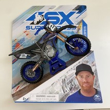 SX Supercross Authentic Ryan Villopoto 1:10 Scale True Metal Motorcyle &amp;... - £28.95 GBP