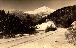 Rare Vintage B&amp;W RPPC-WHITEFACE Mt. From Wilmington Rd.Near Lake Palcid, Ny BK54 - £3.95 GBP