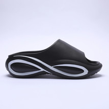 Black Soft Sandals EVA Pillow Slippers for Women Men Non Slip Slates Outdoor - £19.97 GBP